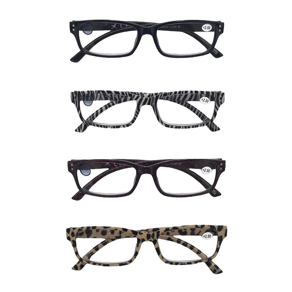 Hummingbird 4-pack Set Safari Mix Blue Light Readers